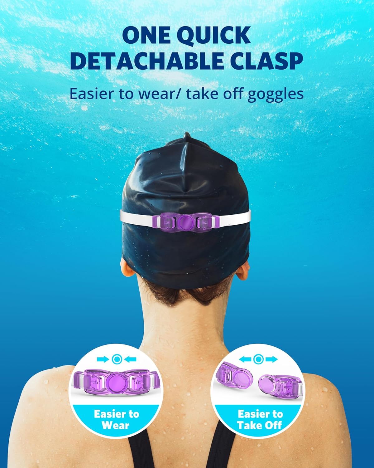 Aegend Swim Goggles, Swimming Goggles No Leaking Full Protection Adult Men Women Youth