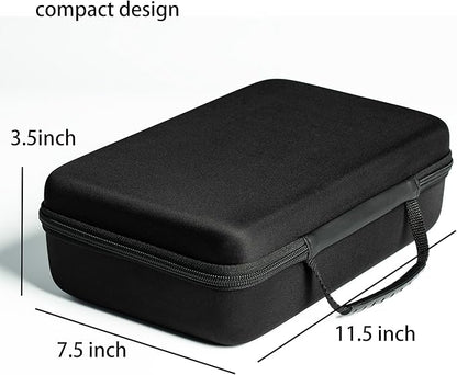 8 slots watch box, hard watch organizer case for men's women's watches, watch display organization holder with form-fitiing watch pillow