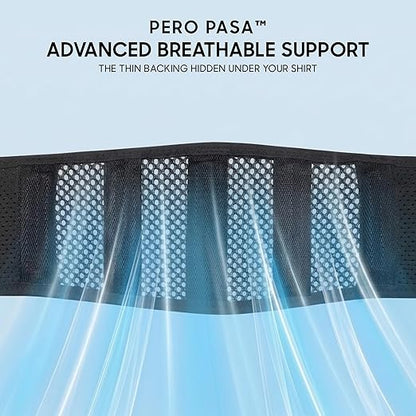Lower Back Brace for Women and Men, Adjustable Back Brace with Back Support Belt and Back Support Brace, Slim Breathable Lumbar Support for Daily Stability, Back Braces XS/S(Waist:26''-31.5'')