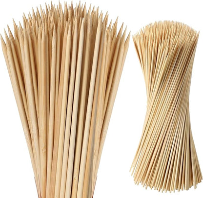 Suclain 500 Pcs Marshmallow Roasting Sticks 36" Long 5mm Thick, Smores Sticks Bamboo Skewers BBQ Kabob Grilling Barbecue Roasting Camping for Outdoor Fire Pits Campfires