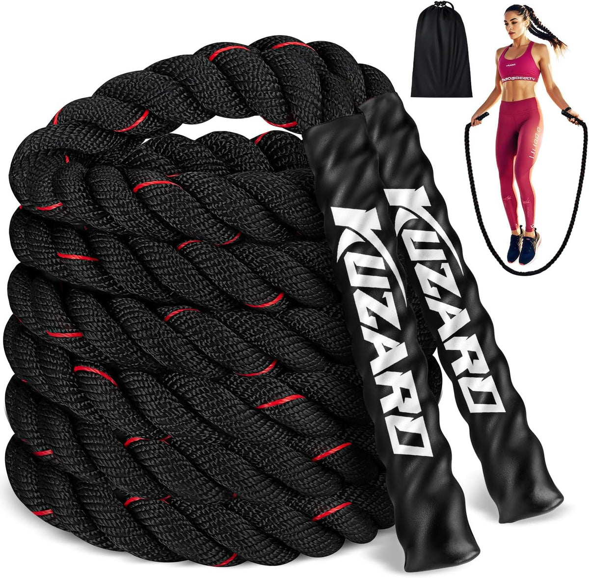 Jump Rope, Weighted Jump Rope for Women, Heavy Jump Ropes for Fitness, Home Gym Exercise Equipment, Adult Skipping Rope for Improve Strength, Weight Loss, Boxing Training,Total Body Workout Equipment