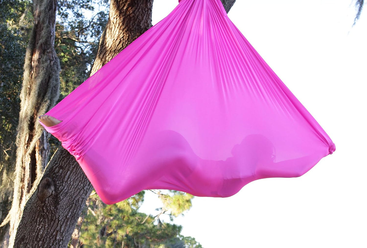F.Life Aerial Silk Yoga Hammock & Swing for yoga Inversion,Strength training,starter hardware kit