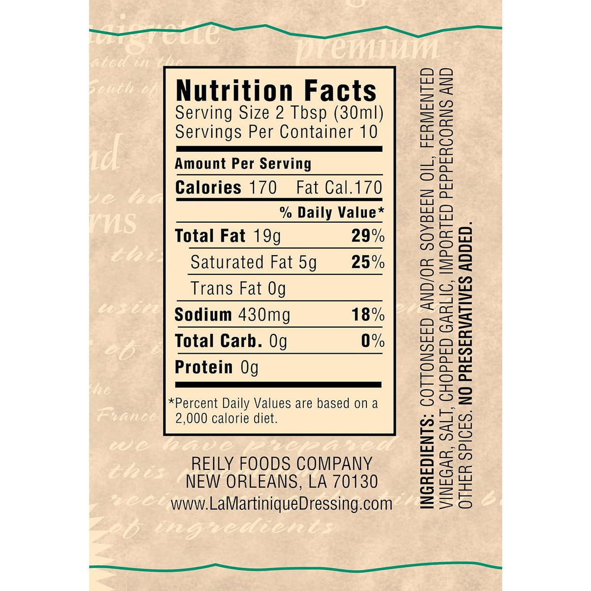True French Vinaigrette Dressing 10 Ounce Bottle (Pack of 2)