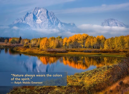 National Parks Inspirational Quotes Calendar 2027 Nature Monthly Wall Calender 12 Month | American Made In The USA