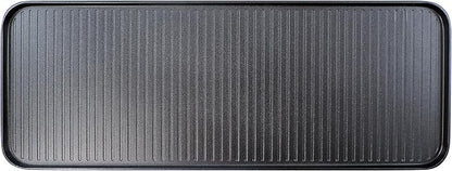 Swissmar Replacement Grill/Griddle Top Plate for Swivel Raclette – Reversible Aluminum Tabletop Grill Plate for Indoor Electric Grilling, BBQ, Sizzling Tabletop Hot Plate and Griddle Cooking