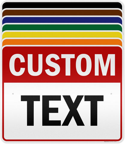 Custom Sign, Custom Sign for Business, Indoor/Outdoor use. 24x30 Inches, 3M EGP Reflective, Rust Free .080 Aluminum, Fade Resistant, Made in USA by My Sign Center (Header)