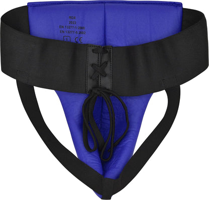 RDX Groin Protector for Boxing, Muay Thai, Kickboxing and MMA Training, Maya Hide Leather Abdo Gear for Martial Arts , SATRA Approved Abdominal Guard for Karate and Taekwondo