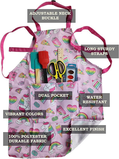 Kids Apron - cooking, gardening, artist, painting, cleaning, baking, pottery, chef, kitchen - gift boys, girls