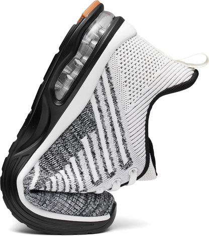 Mishansha Running Shoes for Men Sneakers Air Cushion Walking Shoes Comfortable Tennis Shoes Breathable Trail Running Shoes US Men 7.5-15