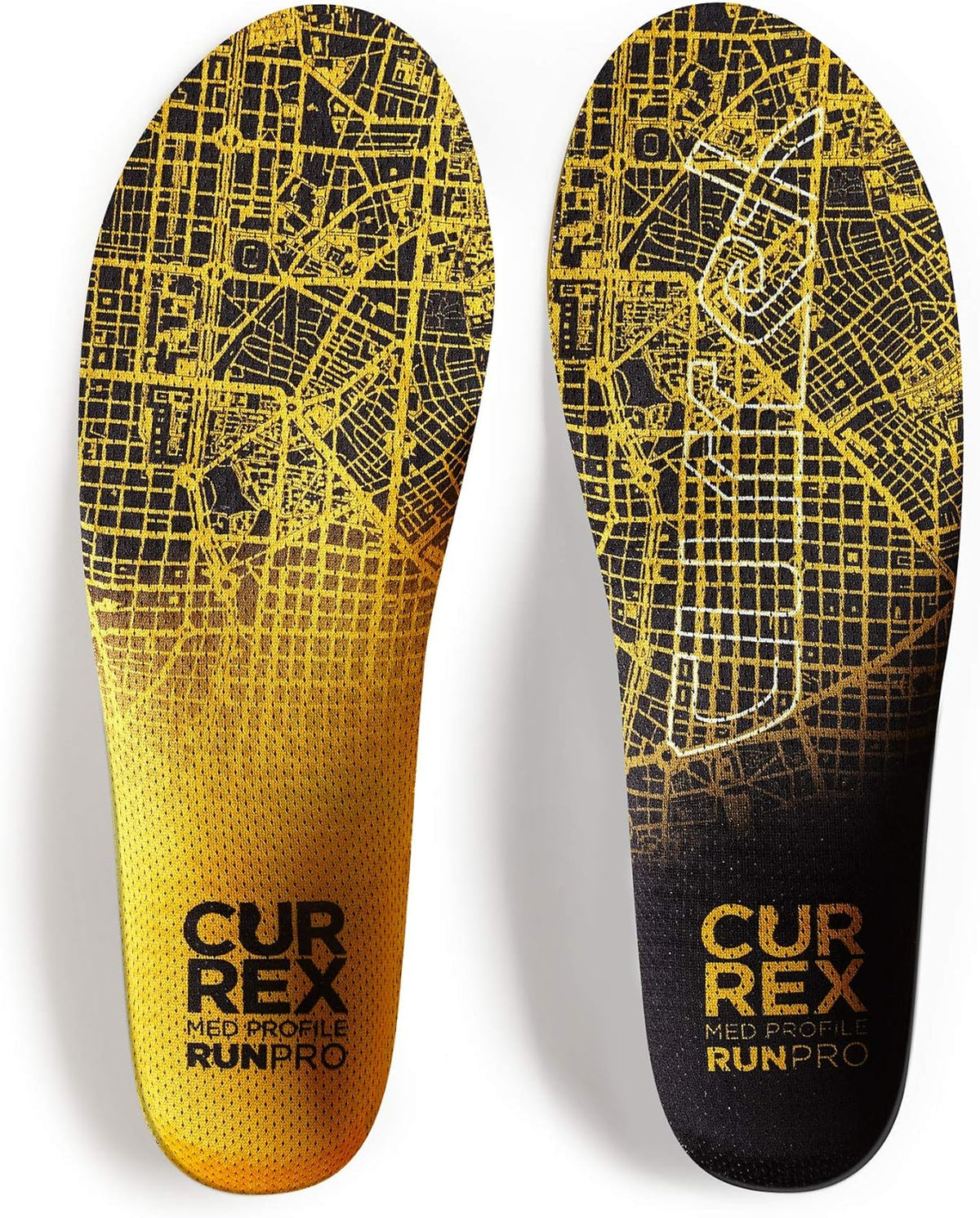 CURREX RunPro Insoles for Running Shoes – Arch Support Inserts to Help Reduce Fatigue, Prevent Injuries & Boost Performance – for Men & Women – Medium Arch, XL