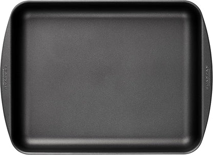 Scanpan Classic 7.5 QT (17 inch x 12.5 inch) Nonstick Roasting Pan – Compatible with Gas and Electric Stovetops, Metal Utensil Safe, Oven Safe to 500°F, Dishwasher Safe