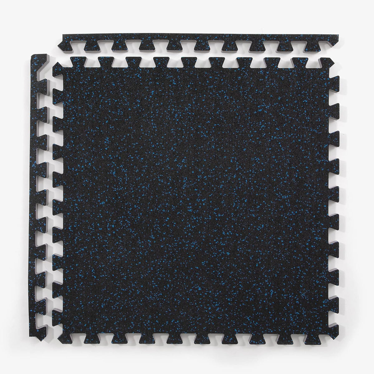 IncStores Impact Foam Rubber Floor Tiles, Interlocking Home Gym Floor Matts for Weight & Workout Equipment Room Padding, 2'x2' Tiles