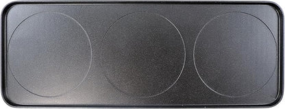 Swissmar Replacement Grill/Griddle Top Plate for Swivel Raclette – Reversible Aluminum Tabletop Grill Plate for Indoor Electric Grilling, BBQ, Sizzling Tabletop Hot Plate and Griddle Cooking