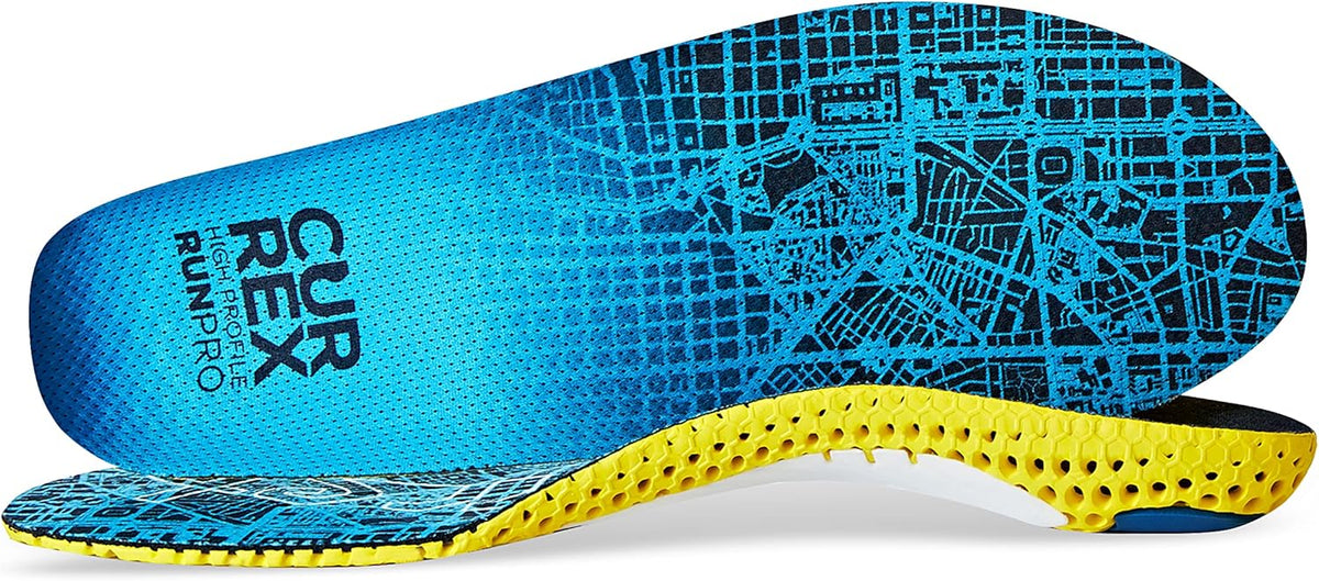 CURREX RunPro Insoles for Running Shoes – Arch Support Inserts to Help Reduce Fatigue, Prevent Injuries & Boost Performance – for Men & Women – High Arch, XS