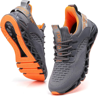 TSIODFO Men Sneakers Fashion Sport Running Athletic Tennis Walking Shoes