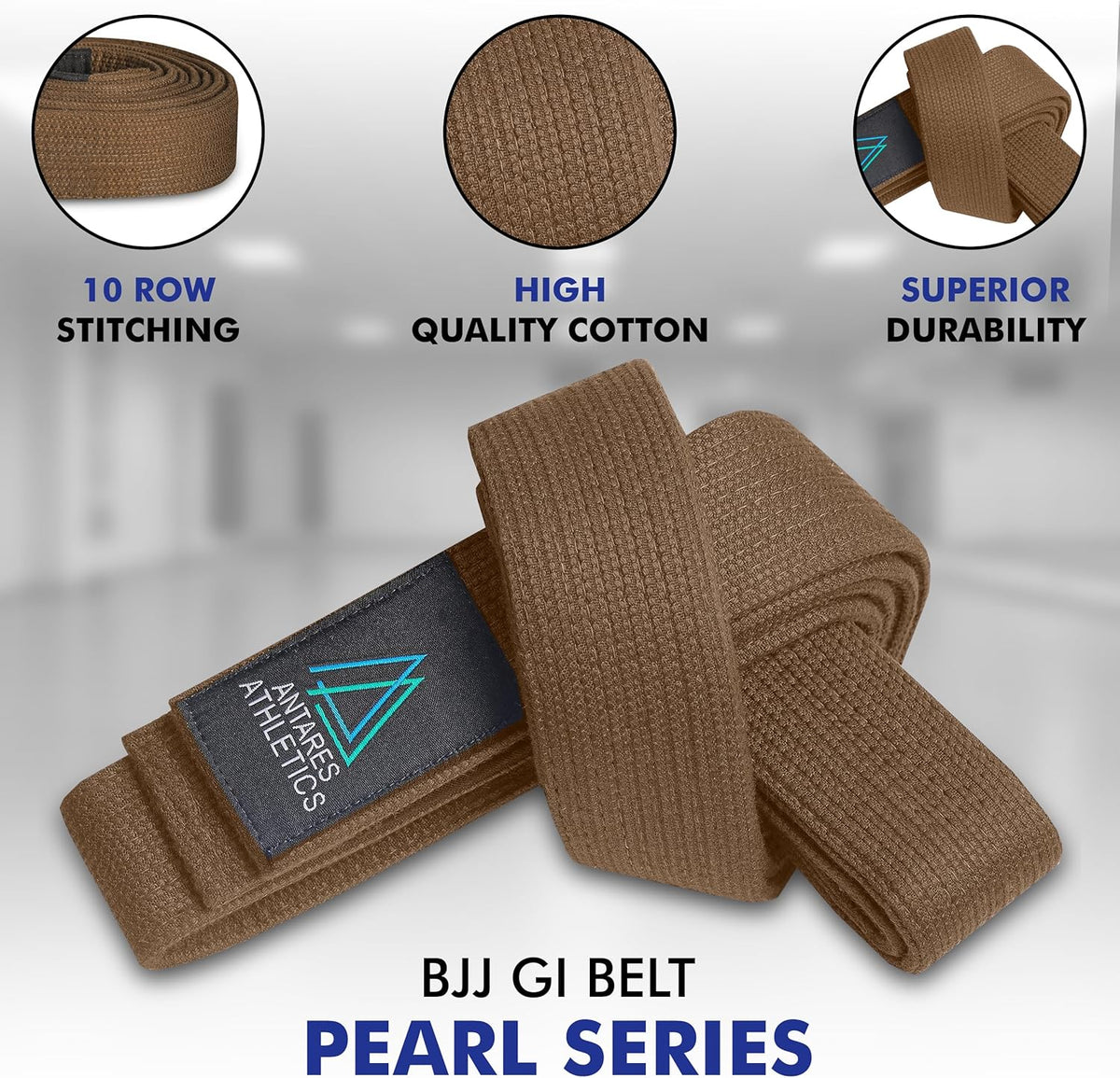 Pearl Weave Series BJJ Belt for Men & Women | Brazilian Jiu Jitsu Belt with Pearl Colors