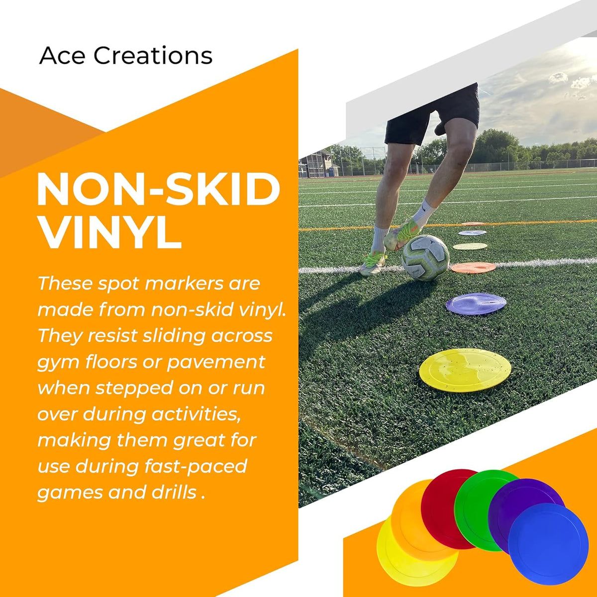 9 Inch Poly Vinyl Spot Markers