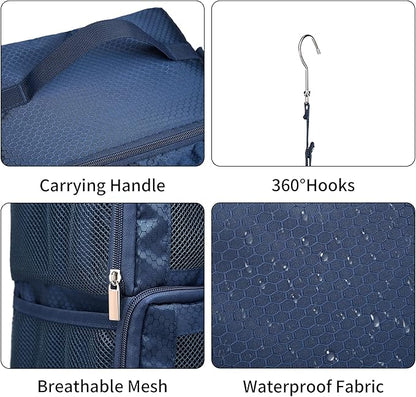 Suitcase Organizer Travel Bags Organizer for Luggage Compression Hanging Packing Cubes for Travel Carry on Closet (Bag Only)