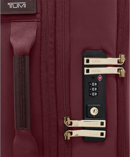 TUMI - Voyageur Leger 4 Wheeled Luggage - Women's Lightweight and Spacious, Sleek Silhouette, Durable Premium Suitcase - 21.8" International Expandable Carry-On, Wine