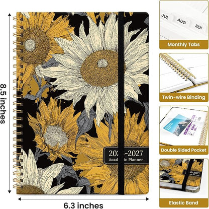 Planner 2026-2027, Monthly & Weekly Jul 2026-Jun 2027 Planner Calendar